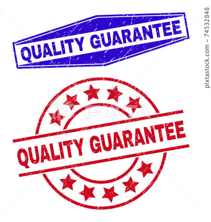 QUALITY GUARANTEE Unclean Stamp Seals in Circle and Hexagon Shapes 74532848