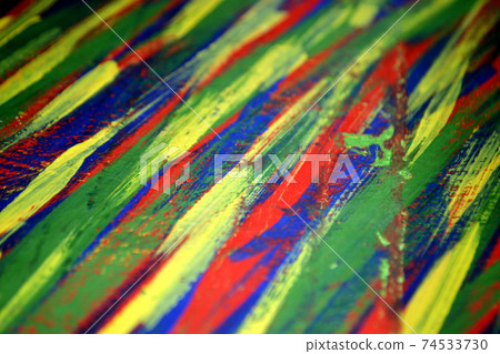 Background from different strokes of red, yellow, green and blue paint Background from different strokes of red, yellow, green and blue paint 74533730