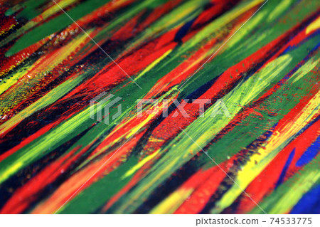 Background from different strokes of red, yellow, green and blue paint Background from different strokes of red, yellow, green and blue paint 74533775