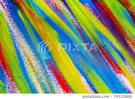 Background from different strokes of red, yellow, green and blue paint Background from different strokes of red, yellow, green and blue paint 74533860