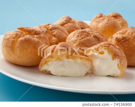 嬰兒奶油泡芙，美味的迷你鞋 74536900