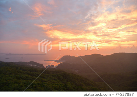 從長崎稻佐山市看的風景 從長崎稻佐山市看的風景 74537887