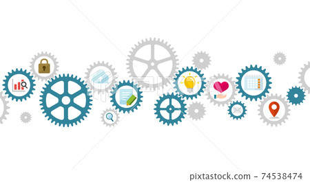 Gear / Gear and People's Everyday Life (IT / Technology / Business Image) Vector Illustration Gear / Gear and People's Everyday Life (IT / Technology / Business Image) Vector Illustration 74538474
