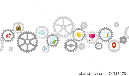 Gear / Gear and People's Everyday Life (IT / Technology / Business Image) Vector Illustration Gear / Gear and People's Everyday Life (IT / Technology / Business Image) Vector Illustration 74538478