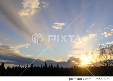 If you look overhead, it's a dramatic cloud story. If you look overhead, it's a dramatic cloud story. 74539260