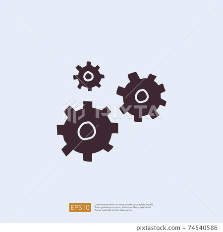 mechanical gear doodle icon for innovation idea concept. engineering related doodle sign symbol concept. solid style icon vector illustration mechanical gear doodle icon for innovation idea concept. engineering related doodle sign symbol concept. solid style icon vector illustration 74540586