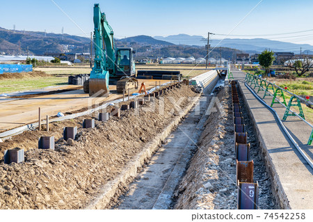 Aqueduct construction Aqueduct construction 74542258