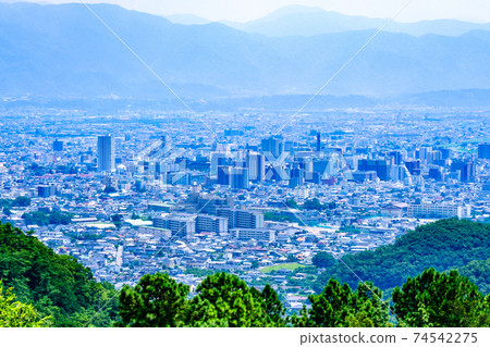 Kofu townscape (summer) 74542275