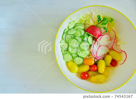 Cooking colorful vegetables Cooking colorful vegetables 74543167