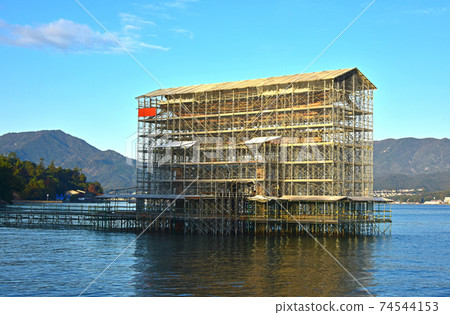 Early morning scenery of Miyajima, Hiroshima Prefecture Early morning scenery of Miyajima, Hiroshima Prefecture 74544153