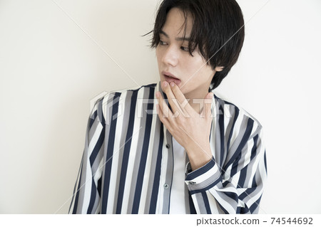 Young men's portrait Young men's portrait 74544692