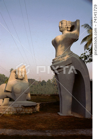 Stone sculputures at Veli Beach Stone sculputures at Veli Beach 74545729