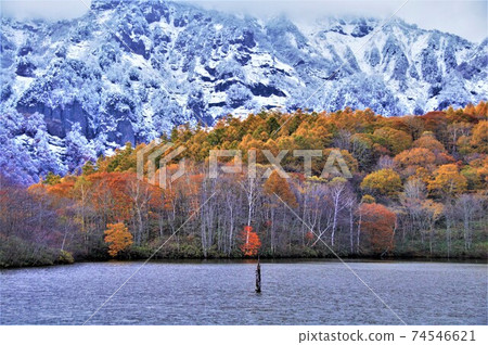 長野市加加米池的秋葉盡頭 74546621