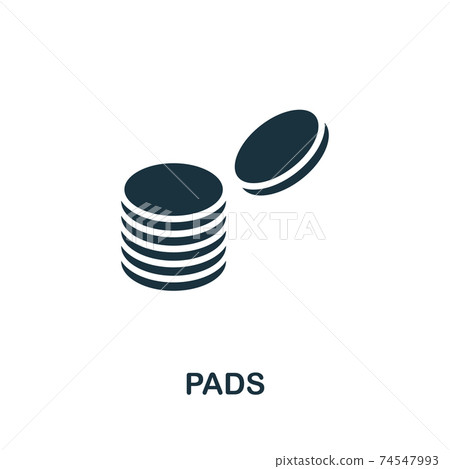 Pads icon. Simple element from personal hygiene... - Stock Illustration ...