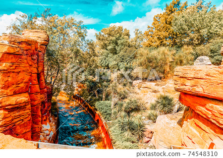 Typical Midwest and Wild west outdoor view. 74548310