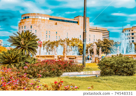 Placa de Catalynia(Square  of Catalunia) ,Barcelona.Spain. 74548331