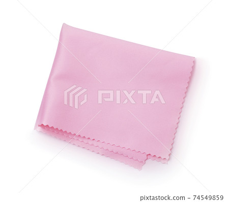Textile napkin isolated on white. Textile napkin isolated on white. 74549859