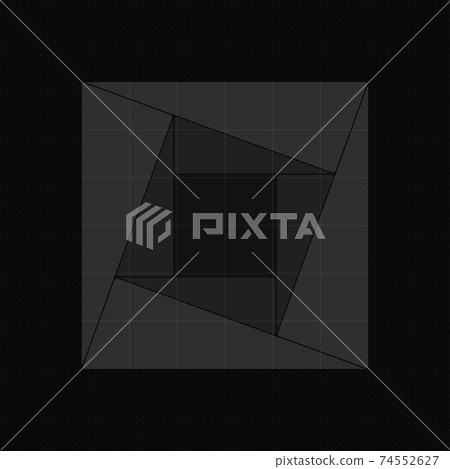 Black color technology background. Digital... - Stock Illustration ...