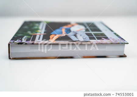 photobook from photo shoots of a beautiful happy couple. thick pages and binding 74553001