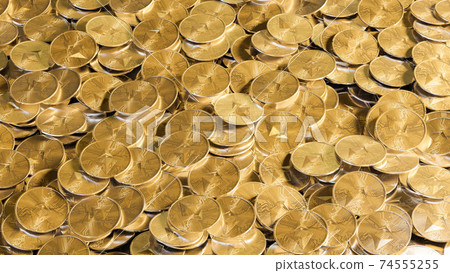 Groups of Etherum coins on table.-插圖素材 [74555255] - PIXTA圖庫