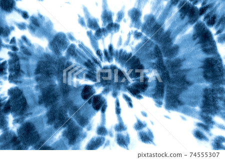 Tie dye circle shibori indigo blue navy white watercolour abstract background Tie dye circle shibori indigo blue navy white watercolour abstract background 74555307