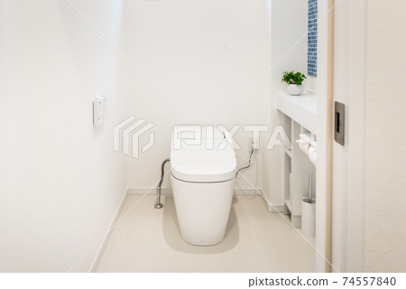 Clean toilet photos in new home 74557840