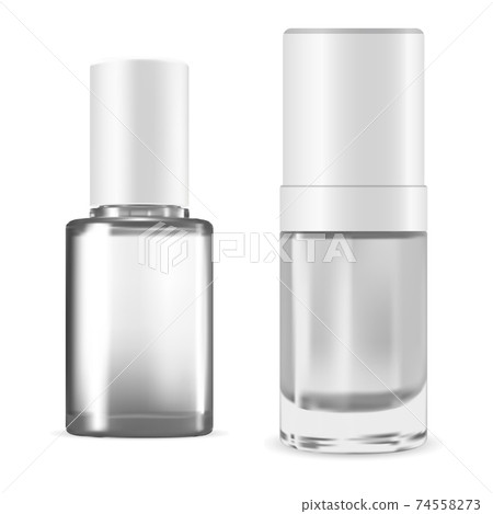 Nail polish bottle. Manicure enamel, varnish pack Nail polish bottle. Manicure enamel, varnish pack 74558273