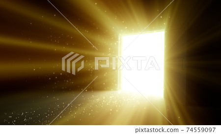 The door to a bright future, the road to heaven and success. 3D illustration The door to a bright future, the road to heaven and success. 3D illustration 74559097