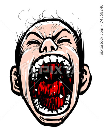 張開嘴,尖叫聲,笑聲,嘲笑的人,低頭,圖解小說,漫畫,漫畫,青年,中年上班族,商業 張開嘴,尖叫聲,笑聲,嘲笑的人,低頭,圖解小說,漫畫,漫畫,青年,中年上班族,商業 74559246