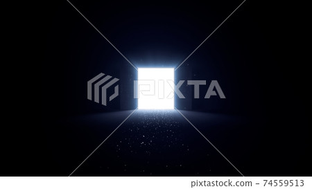 The door to a bright future, the road to heaven and success. 3D illustration The door to a bright future, the road to heaven and success. 3D illustration 74559513