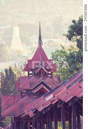 Temple in Myanmar Temple in Myanmar 74560306