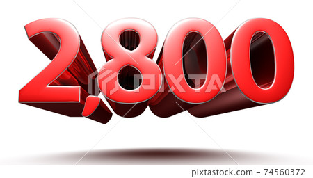 Red numbers 2800. Red numbers 2800. 74560372