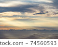 Sunset mountain 74560593