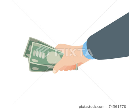 Hands to grab money Hands to grab money 74561778