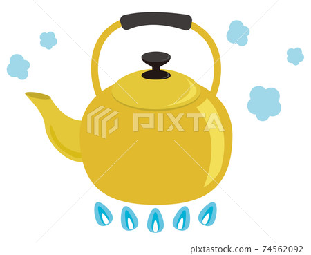Vector illustration of kettle Kitchen utensils 74562092