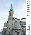 Fraumünster Church in Zurich, Switzerland, Church of Our Lady 74566699