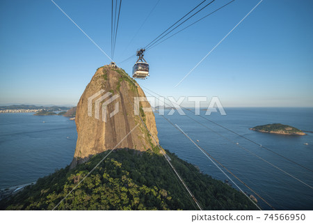 Lift up Sugarloaf Mountain in Rio de Janeiro. Lift up Sugarloaf Mountain in Rio de Janeiro. 74566950