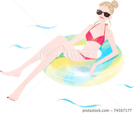 Sea, resort, older sister 74567177