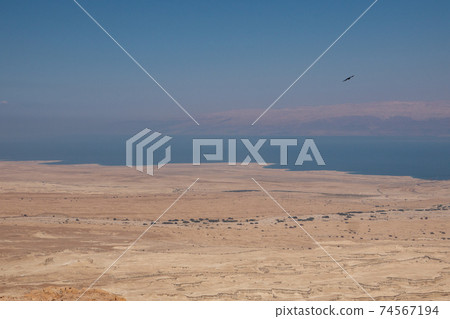 Desert landscape of Israel, Dead Sea, Jordan. Desert landscape of Israel, Dead Sea, Jordan. 74567194
