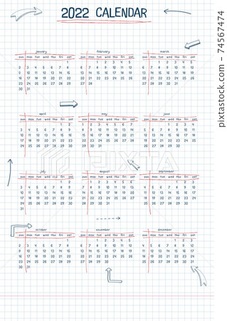 Week Numbers for 2022 : list and calendar 