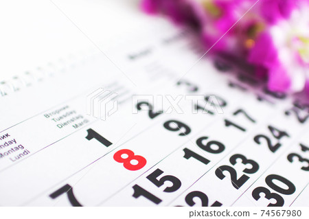 on the calendar March 8 on the calendar March 8 74567980