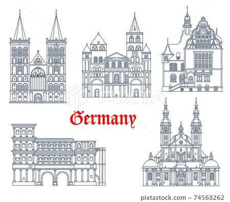 Germany landmarks architecture in Rhine Westphalia Germany landmarks architecture in Rhine Westphalia 74568262