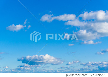 藍天雲彩背景材料圖像 74569555