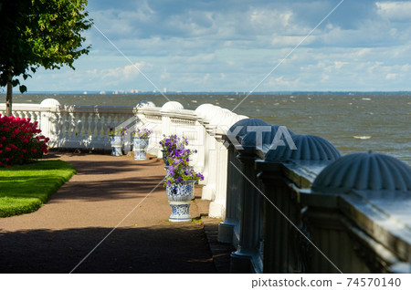 Peterhof Park in Saint Petersburg in Russia Peterhof Park in Saint Petersburg in Russia 74570140