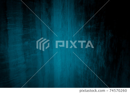 Vintage grunge blue concrete texture studio wall background with vignette. Vintage grunge blue concrete texture studio wall background with vignette. 74570260