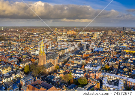 Groningen city from above Groningen city from above 74572677
