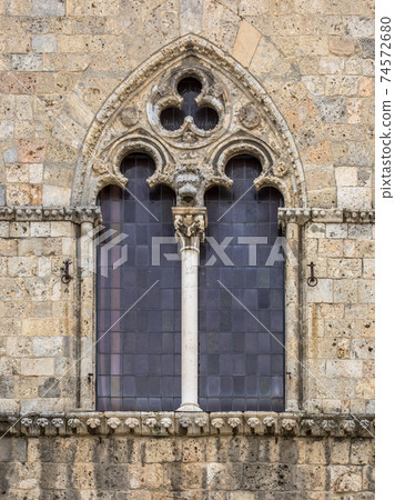 Gothic window Siena Gothic window Siena 74572680