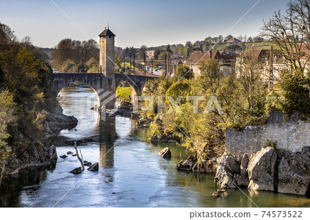 Fortified bridge France Fortified bridge France 74573522
