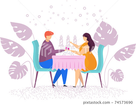 Couples in love. Romantic meeting on the street. Couples in love. Romantic meeting on the street. 74573690