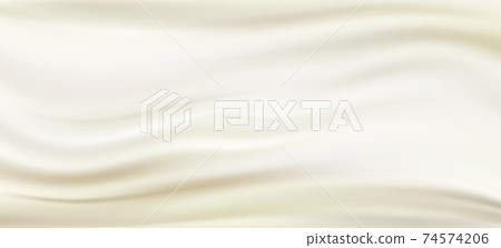 Pearl silk satin fabric background. Vector Illustration. EPS10 74574206